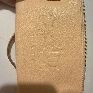 Coach Peach Leather Wallet